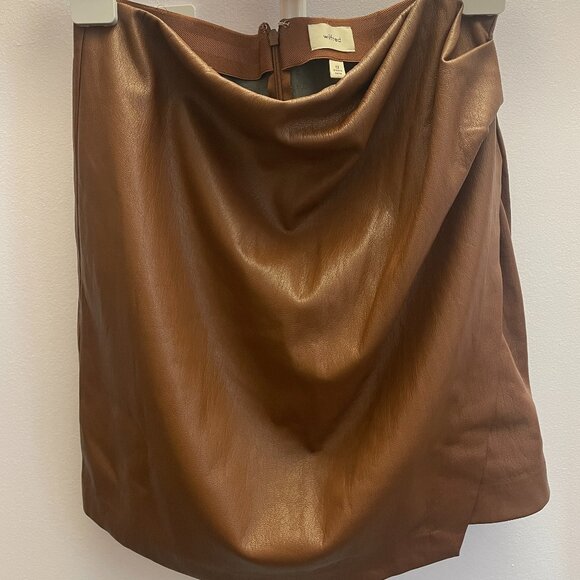 Wilfred Vegan Leather Skirt - Picture 1 of 3